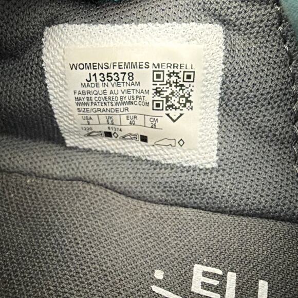 Merrell Vapor Glove 5 Shoes Womens Sz 9 Vibram Turquoise Barefoot Trail Running - Picture 8 of 11